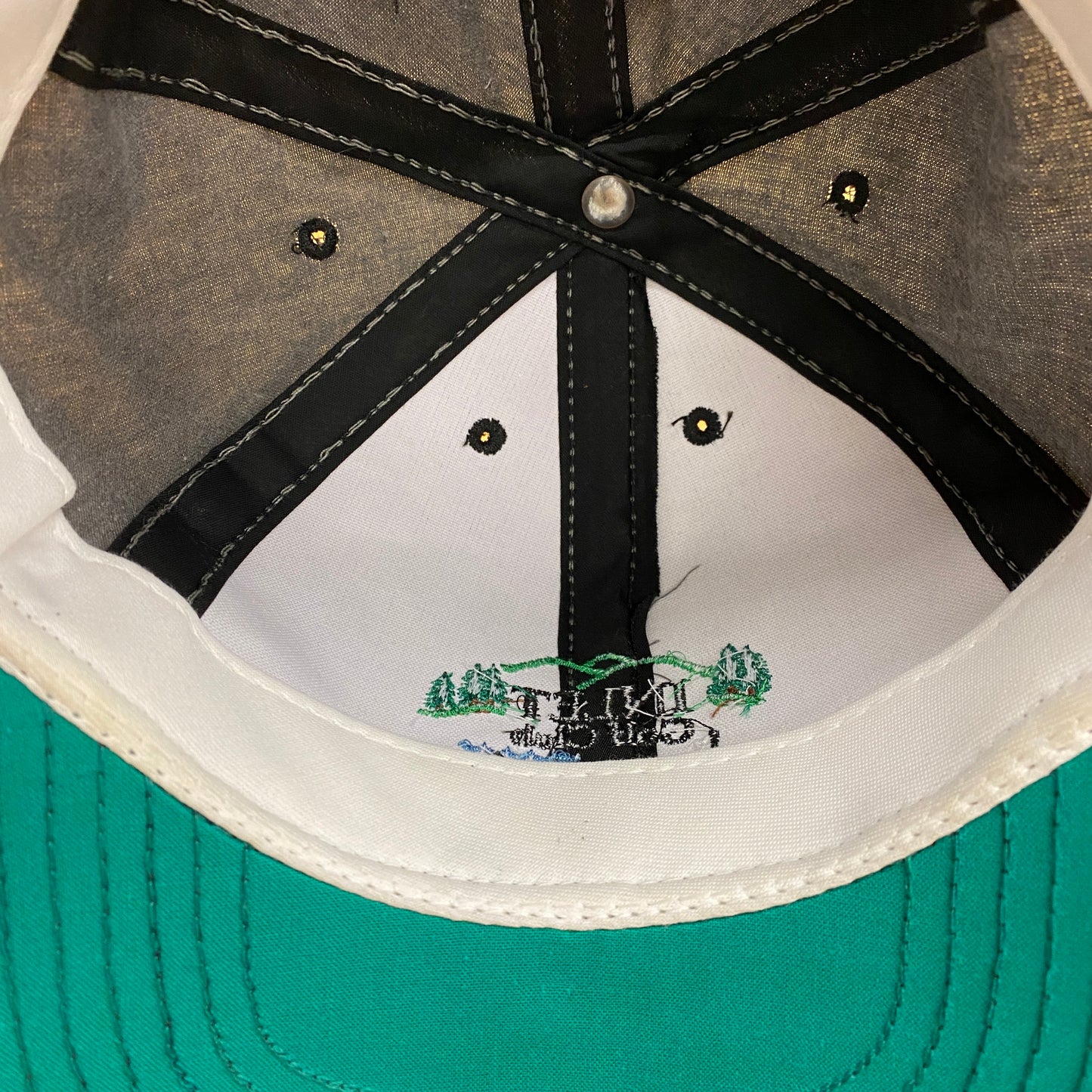 Vintage Inlet Golf Club Leather Strapback Hat
