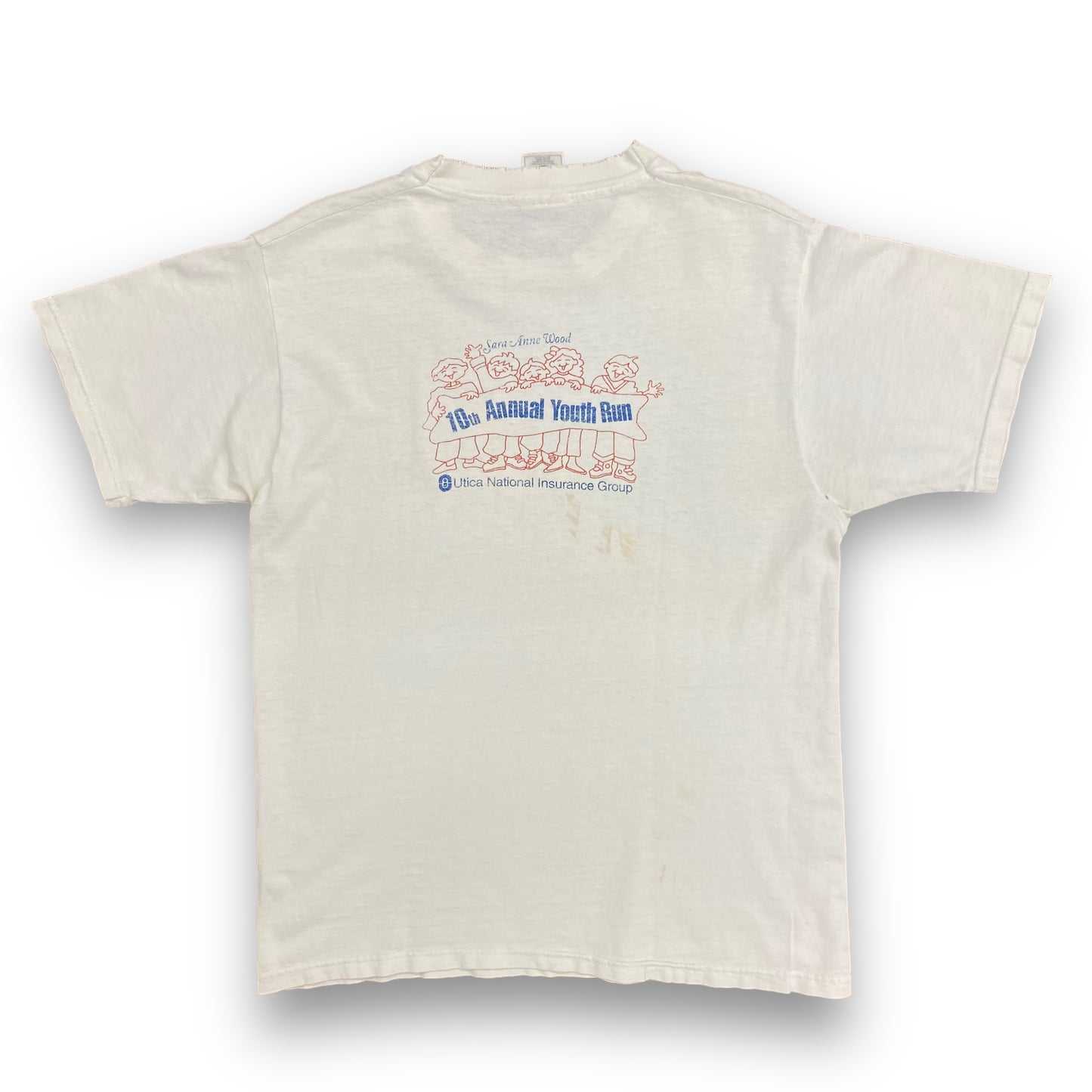 Vintage 1998 Utica Boilermaker 15K Road Race Tee - Size Medium