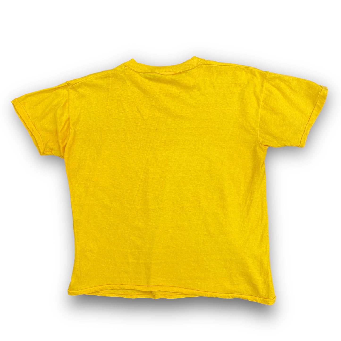Vintage 90s Yellow Single Stitch Tee - Size Large