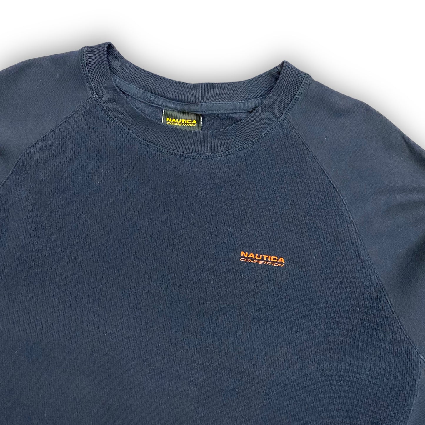 Y2K Nautica Competition Navy Blue Long Sleeve - Size XL