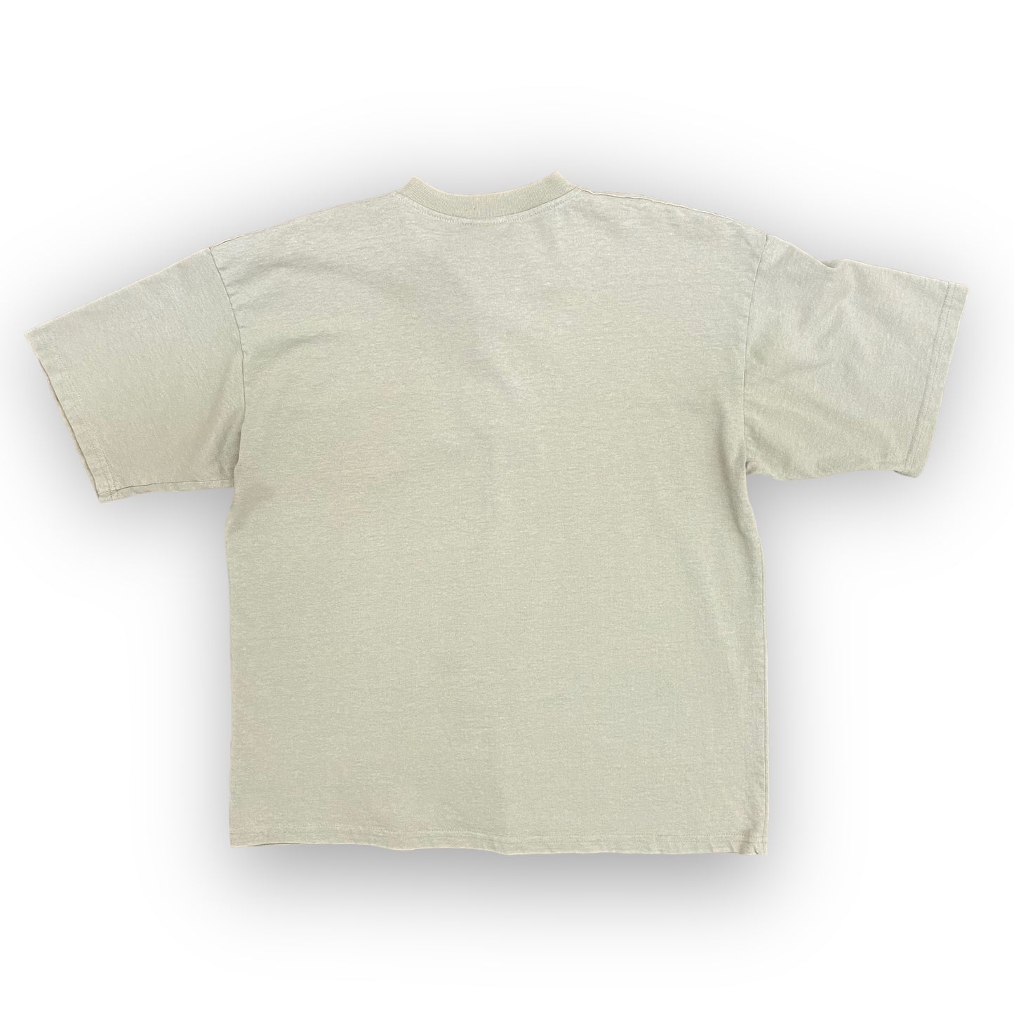 Vintage 1990s Sage Green Short Sleeve Henley - Size Large