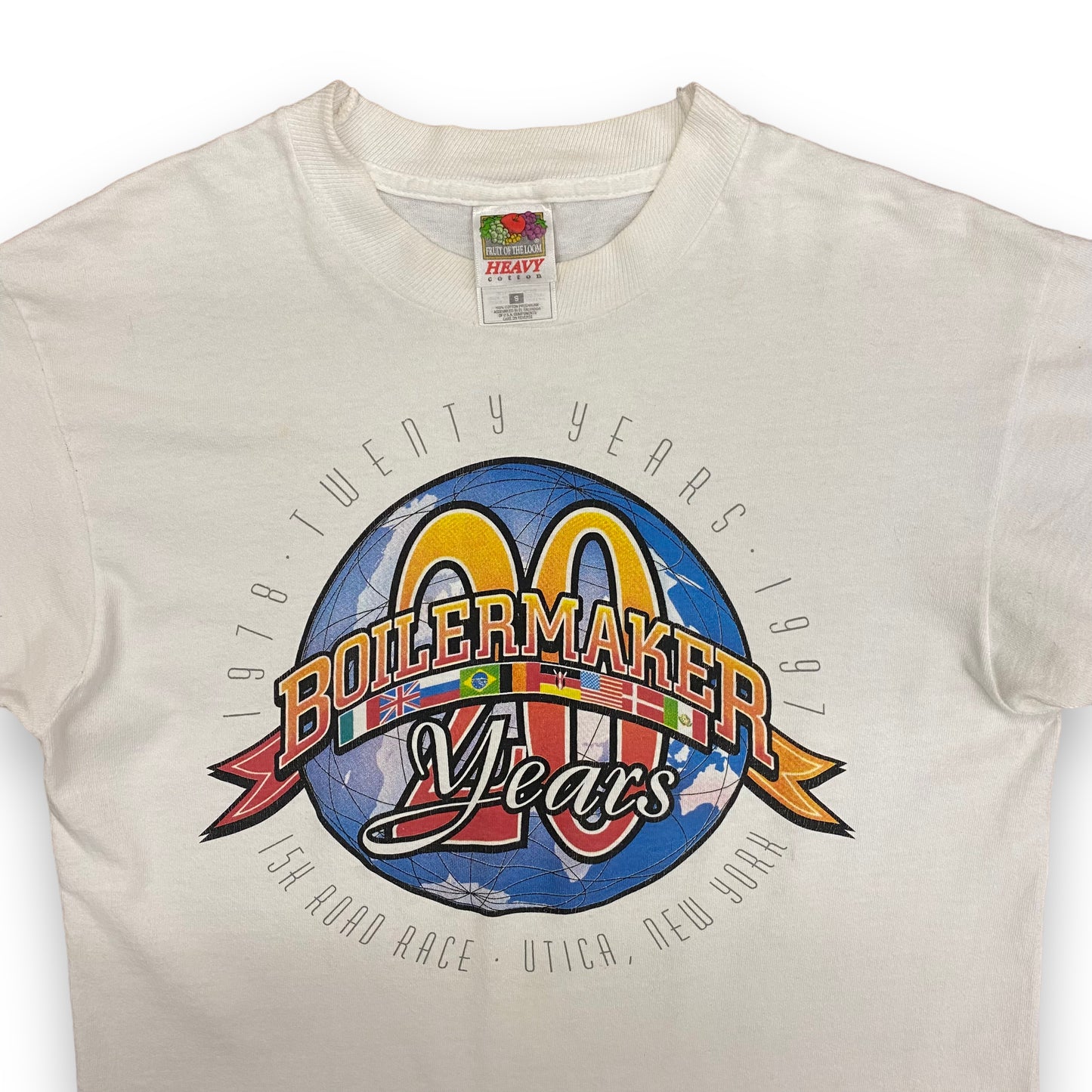 Vintage 1997 Utica Boilermaker 15K Race Tee - Size Small