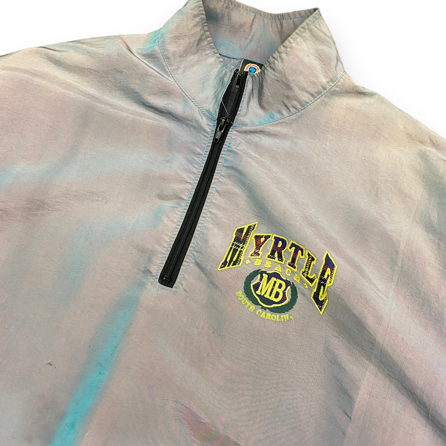 Vintage 1990s Myrtle Beach Golf Iridescent Windbreaker - Size XL