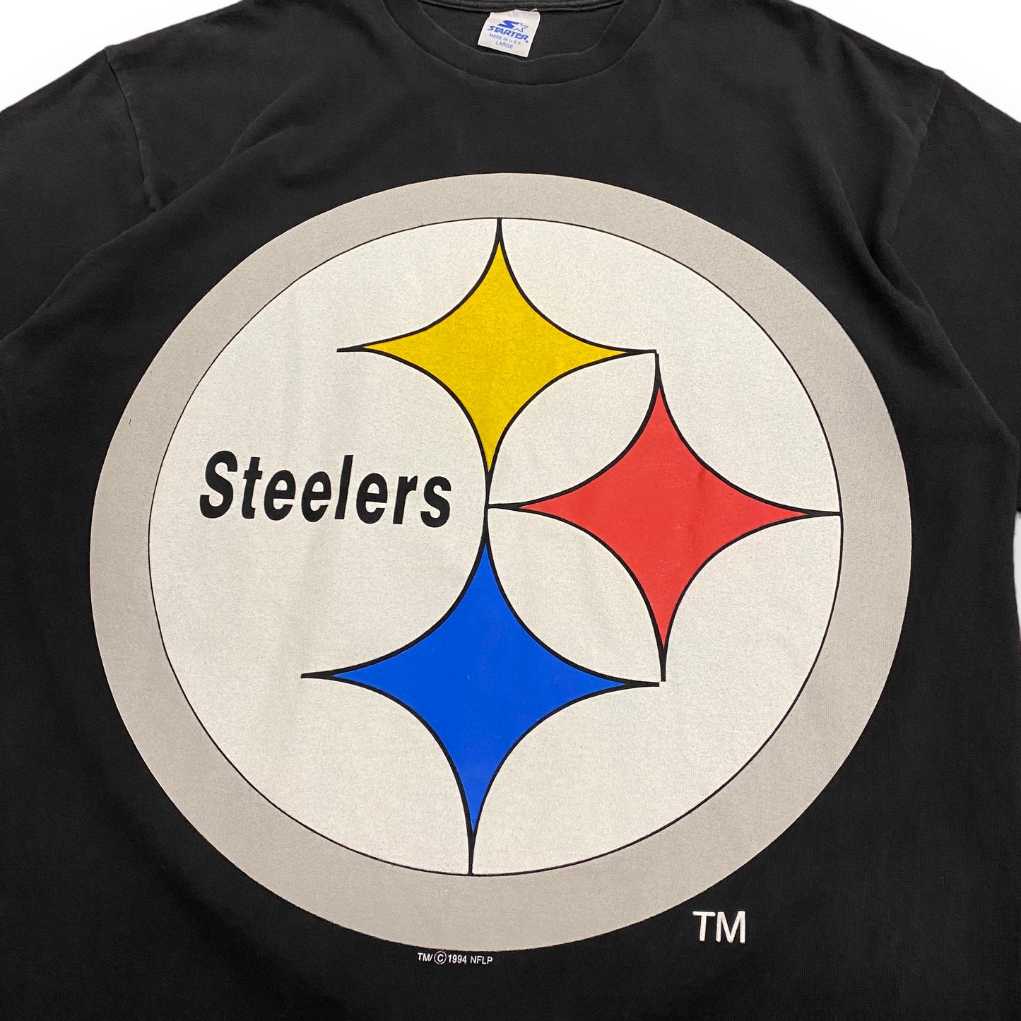Vintage Starter 1994 Pittsburgh Steelers Big Logo Tee - Size Large