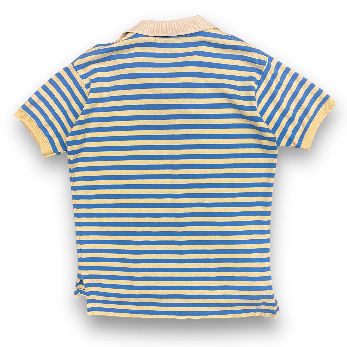 Vintage 90s Polo by Ralph Lauren Made in USA Striped Yellow & Blue Polo - Size Large