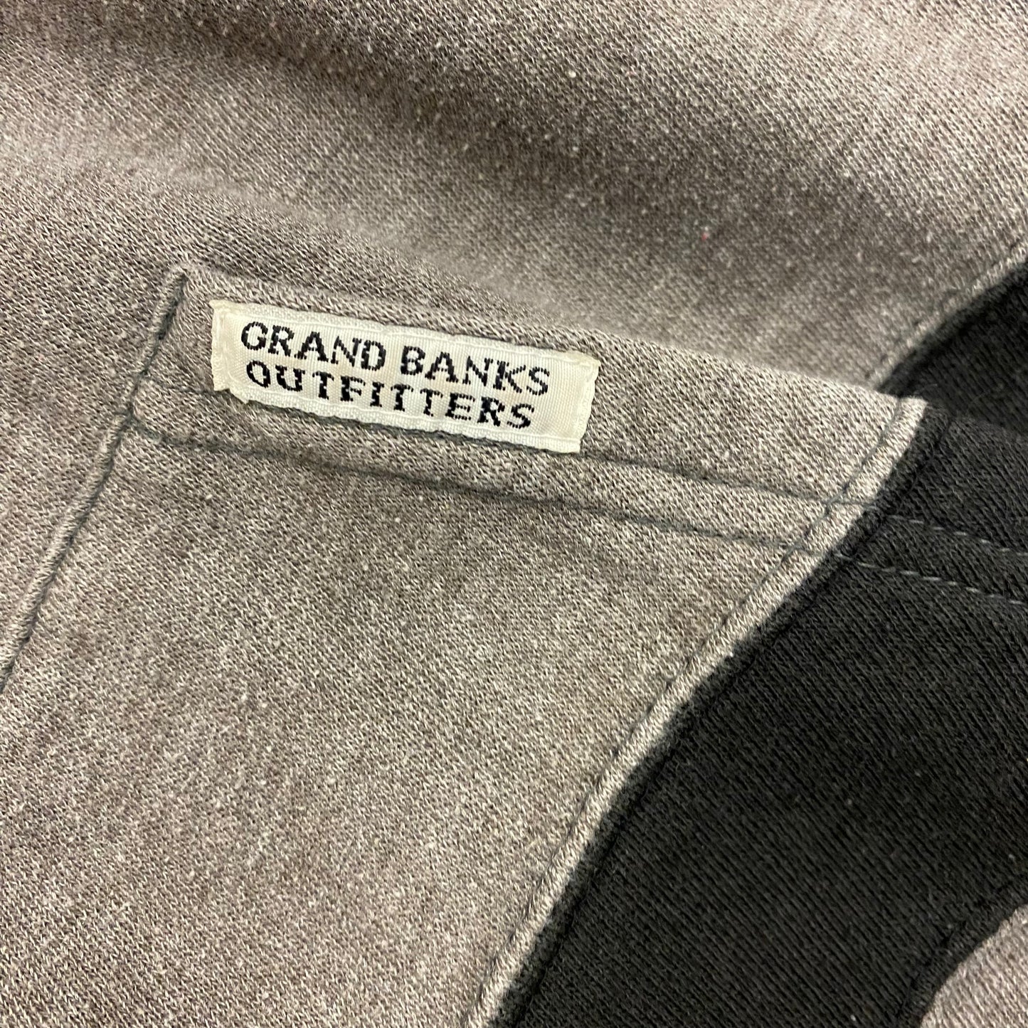 Vintage 90s Grand Banks Outfitters Color Blocked Hoodie - Size Medium