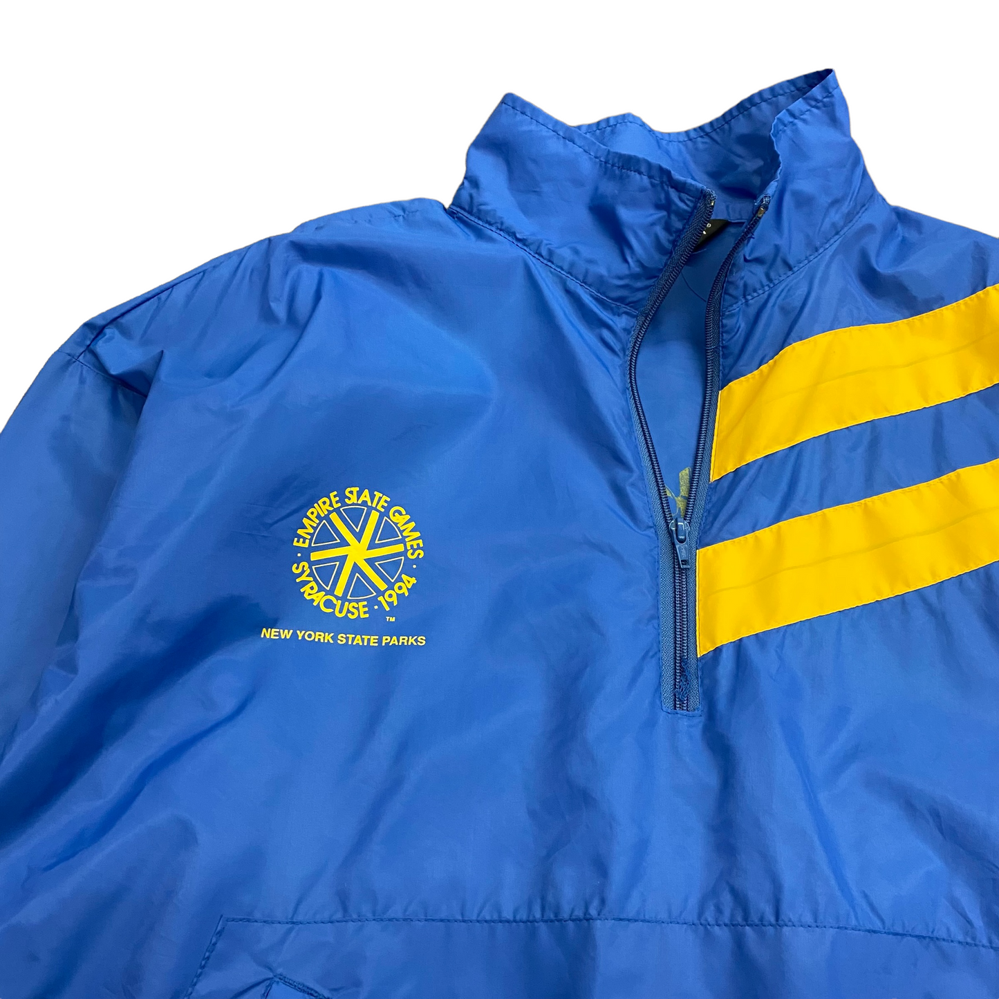 1994 Empire State Games Syracuse Blue Pullover Windbreaker - Size XXL