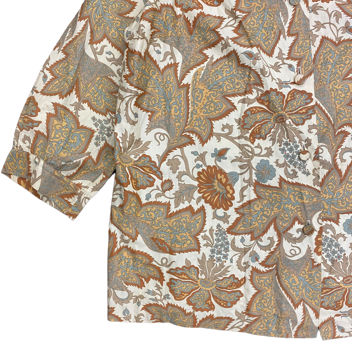 Vintage 50s Helen Scott Maternity Blouse - Size Large