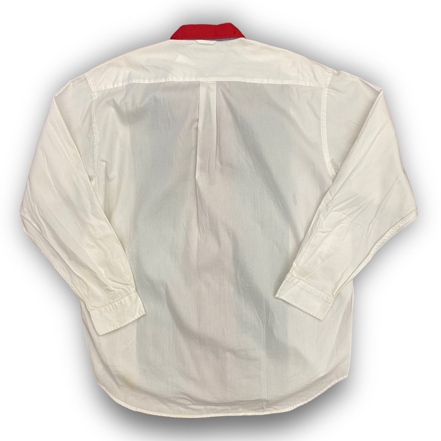 Vintage Tommy Hilfiger Color Blocked Button Up Long Sleeve Shirt - Size Large