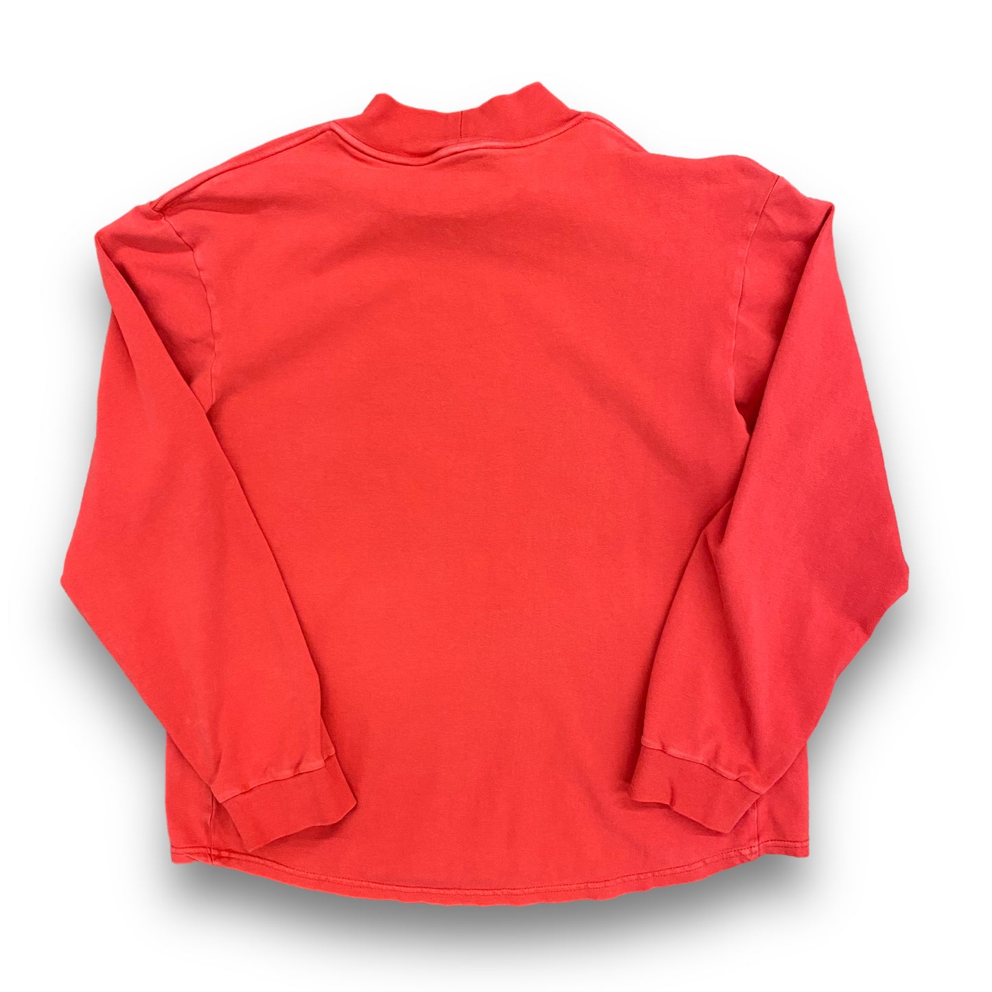 Y2K Nike Red Mockneck Long Sleeve Shirt - Size Small
