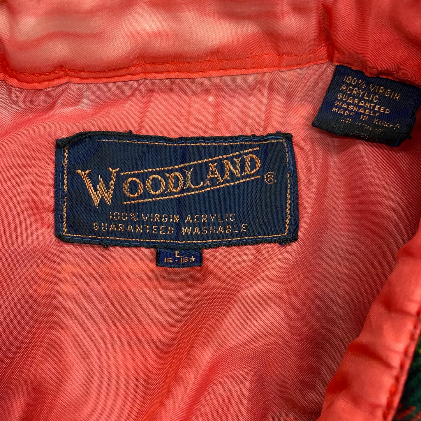 Vintage 90s Woodland Flannel Shirt - Size Large