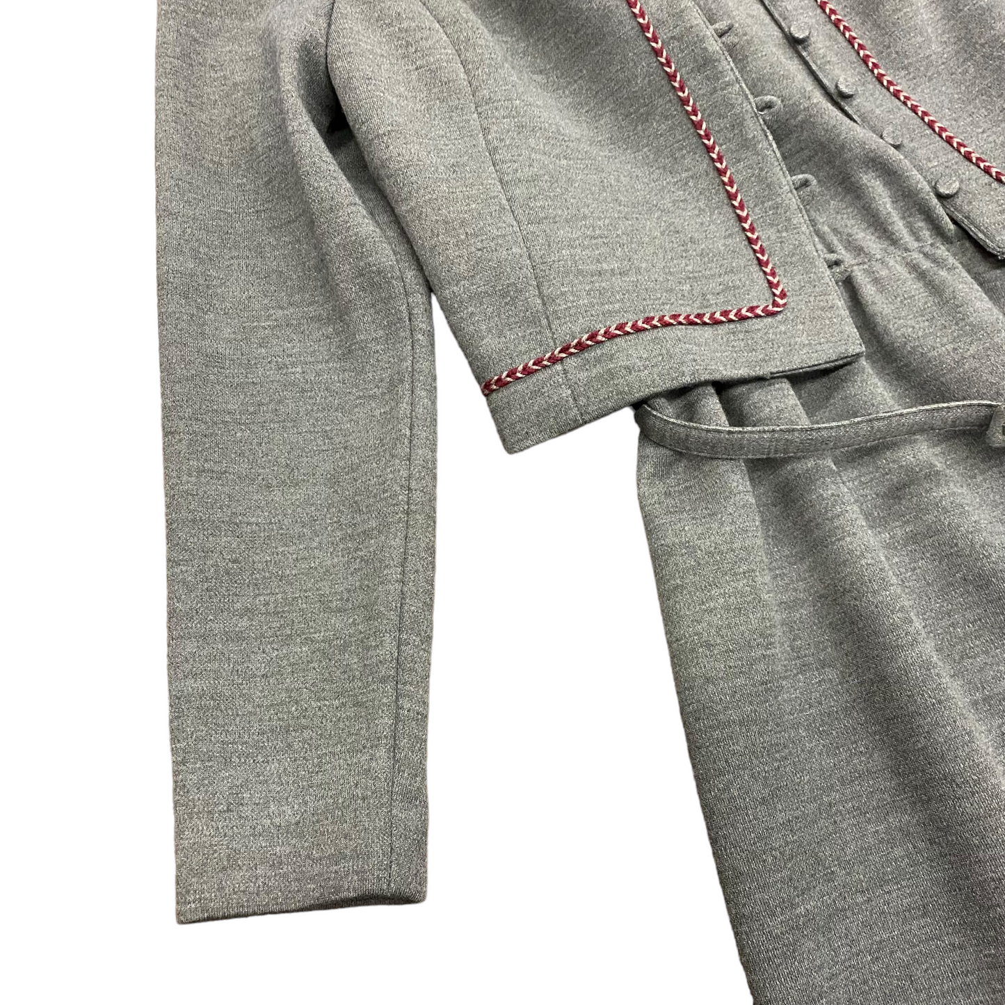 Vintage 3 - Piece Leslie Fay Gray Dress Set - Size 9