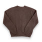 1970s Brown Pure Wool Sweater - Size Medium