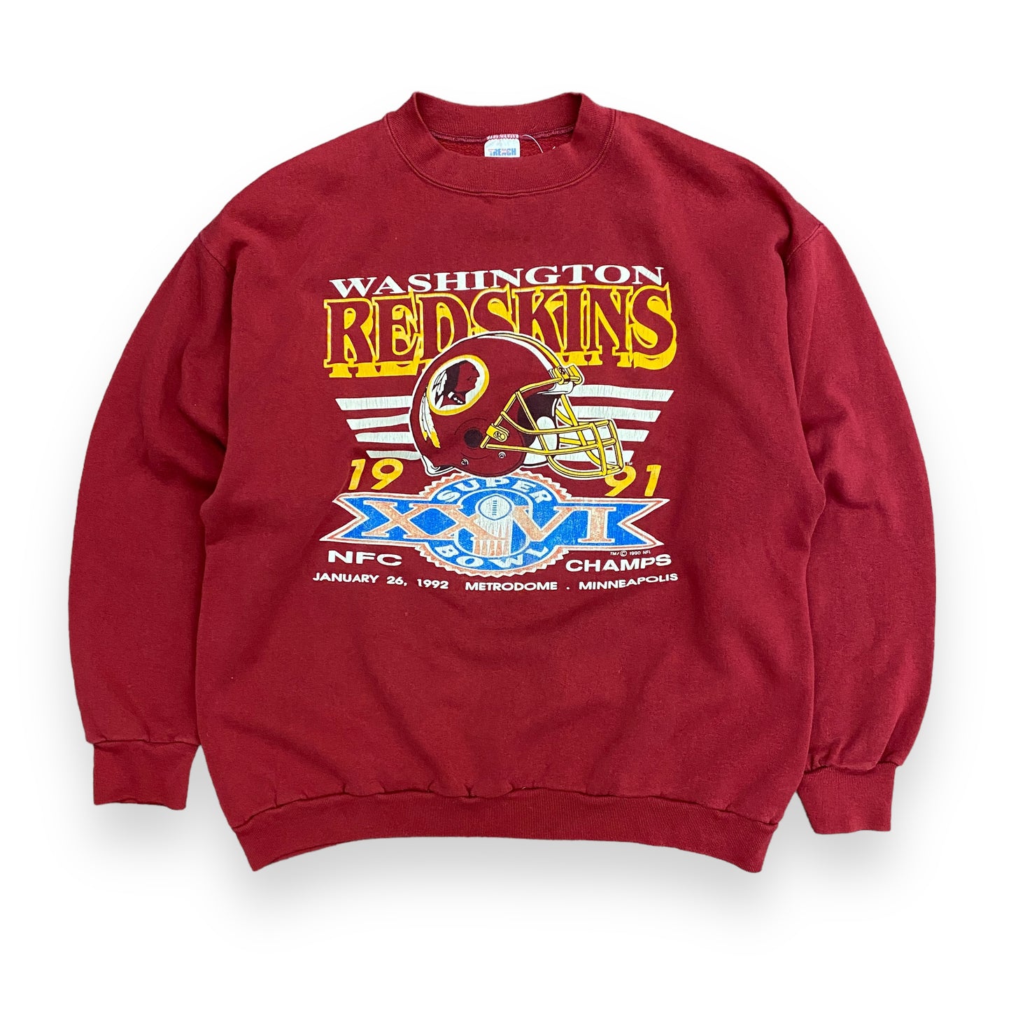 Vintage 1990s Washington Redskins Football Sweatshirt - Size XL
