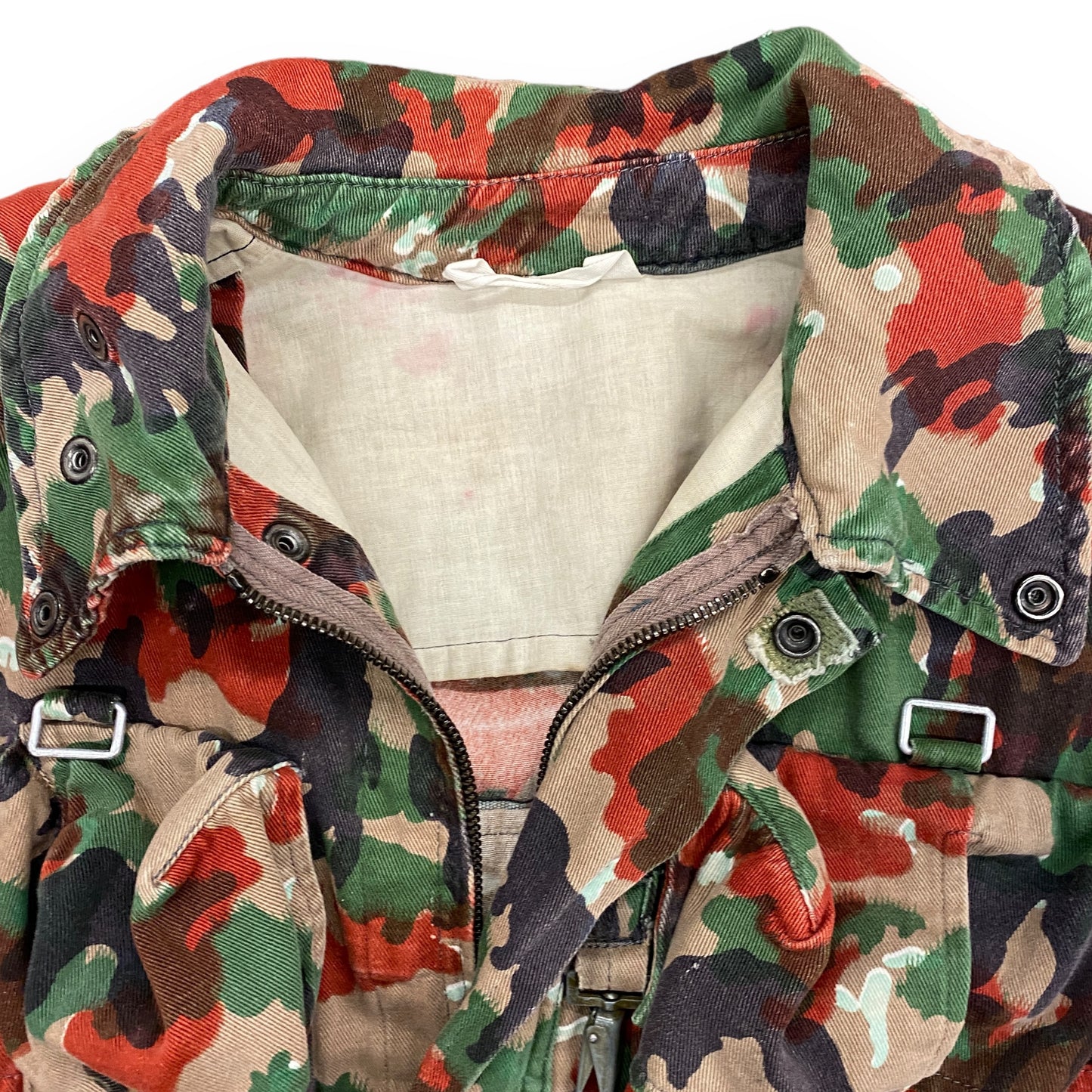 Vintage Swiss Army M70 Alpenflage Camo Jacket - Size Large