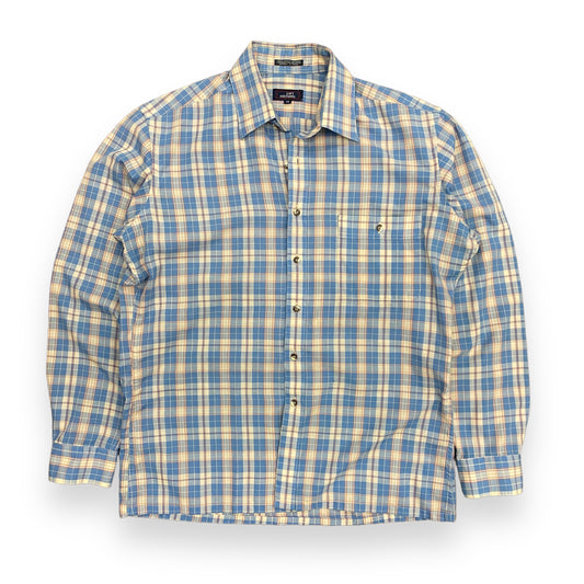 Vintage Carl Michaels Plaid Button Up Shirt - Size Medium