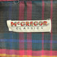 McGregor Classics Dark Plaid Button Down Shirt - Size XL