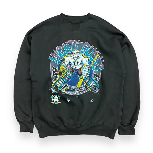 NWT Vintage Starter 1993 Anaheim Mighty Ducks Hockey Sweatshirt - Size Large