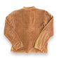 1970s/1980s Brown Velour Henley Shirt - Size Large (Fits Medium)