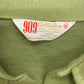 Vintage 1970s Sage Green Long Sleeve Polo - Size Medium