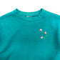 1990s Embroidered Floral Crewneck Sweatshirt - Size Medium