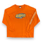 Vintage Oversized ESPN Zone Orange Long Sleeve Tee - Size XL