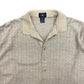 1990s Collared Long Sleeve Half Button Shirt - Size Large
