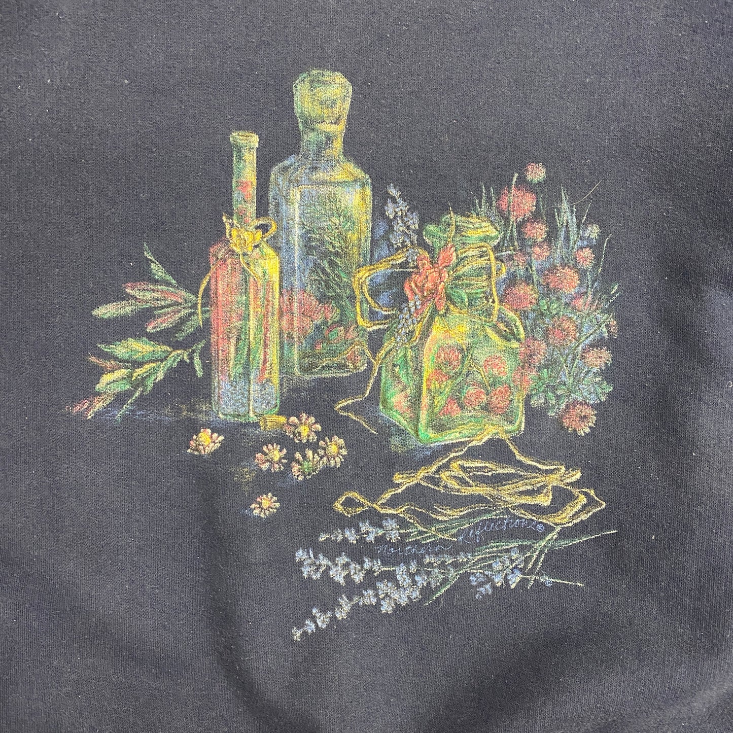 Vintage Northern Reflections Painting Crewneck Sweatshirt - Size Medium