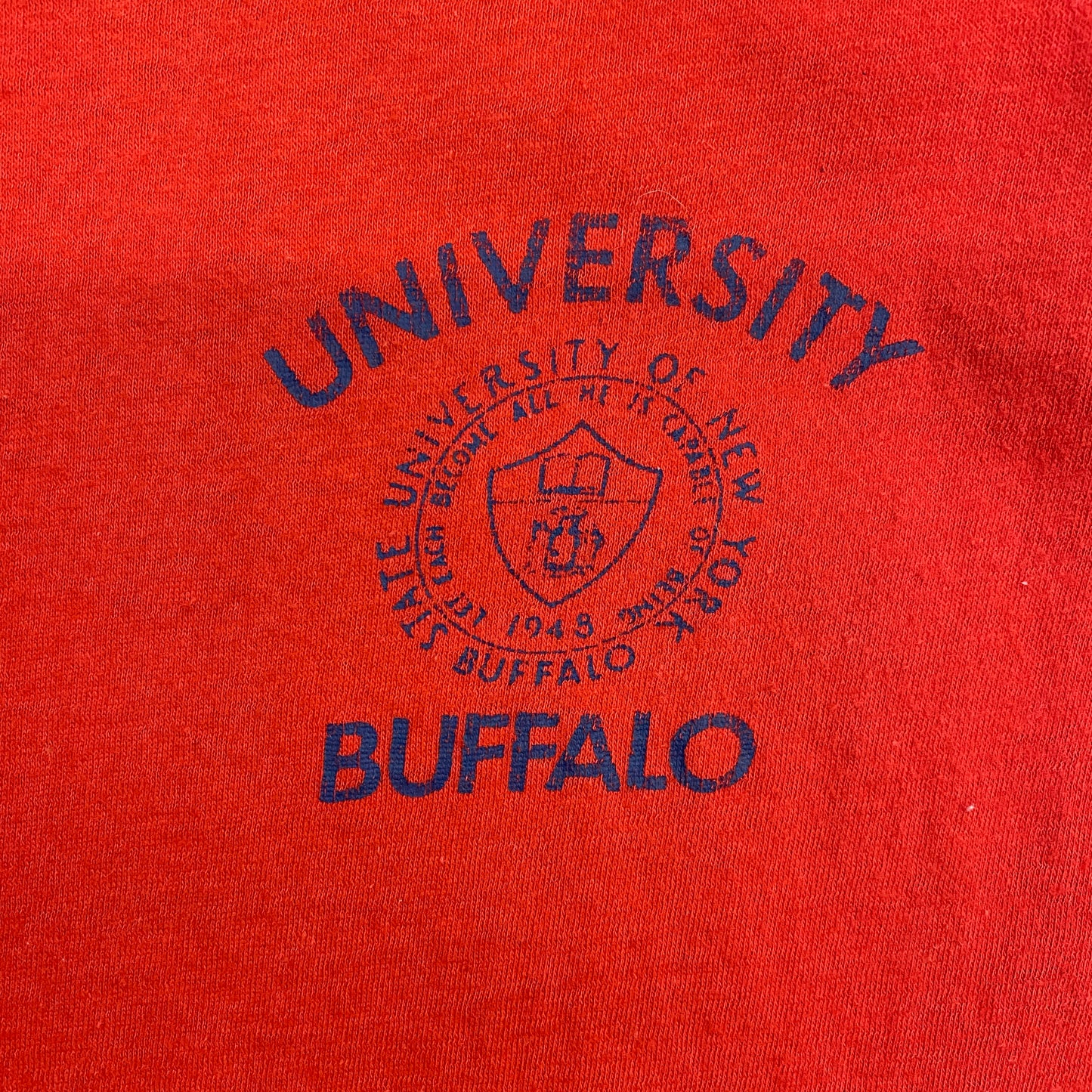 Early 1970s Vintage SUNY Buffalo "University Buffalo" Tee - Size Medium