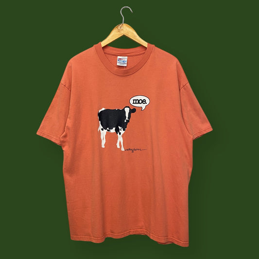 1990s moe. Woody Jackson Cow Band Tee - Size XL