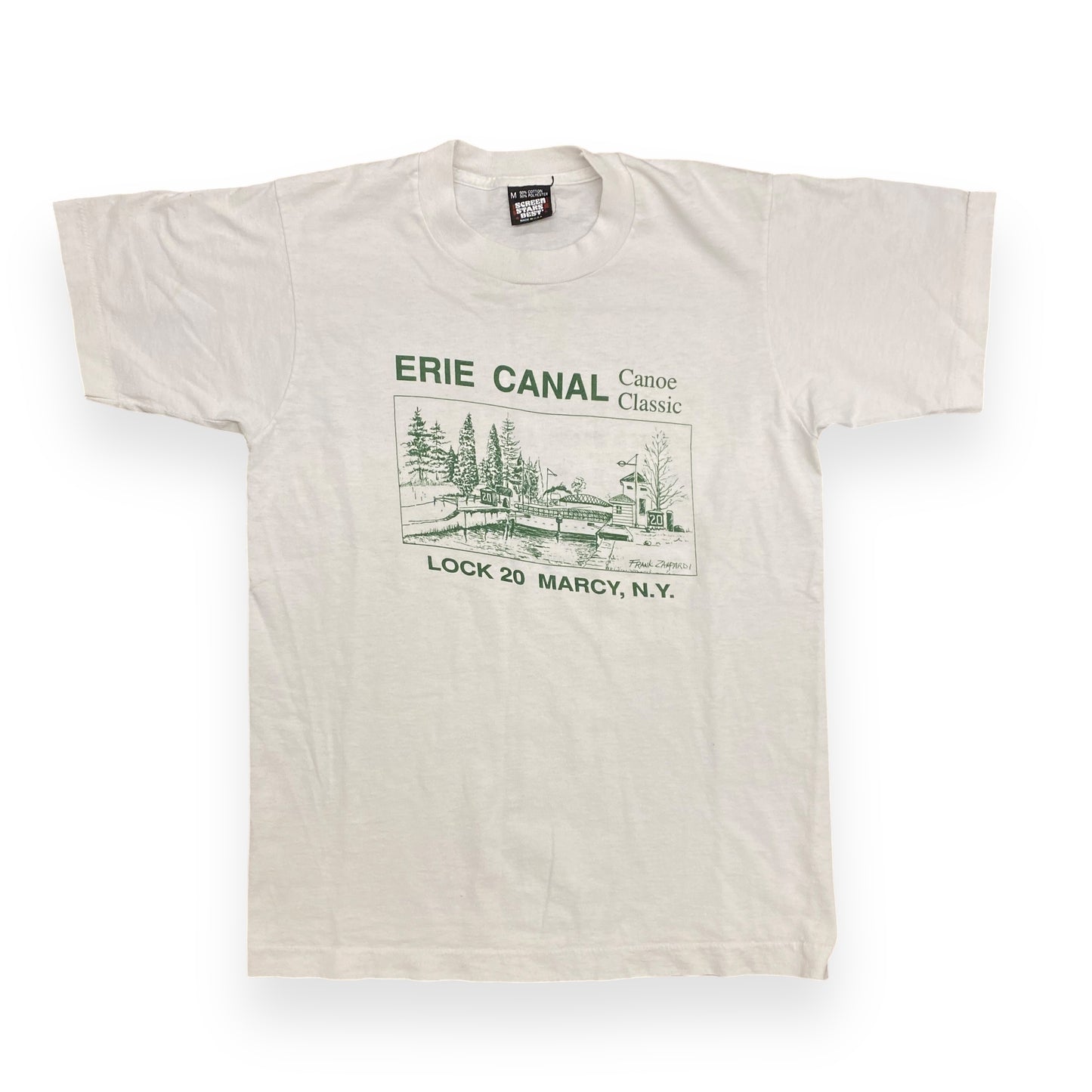 Vintage 1992 Erie Canal Canoe Classic Marcy NY Tee - Size Medium