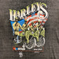 Vintage 1985 3D Emblem Harley Davidson Motorcycles "WLA Mounted Soldiers" Tee - Size Large