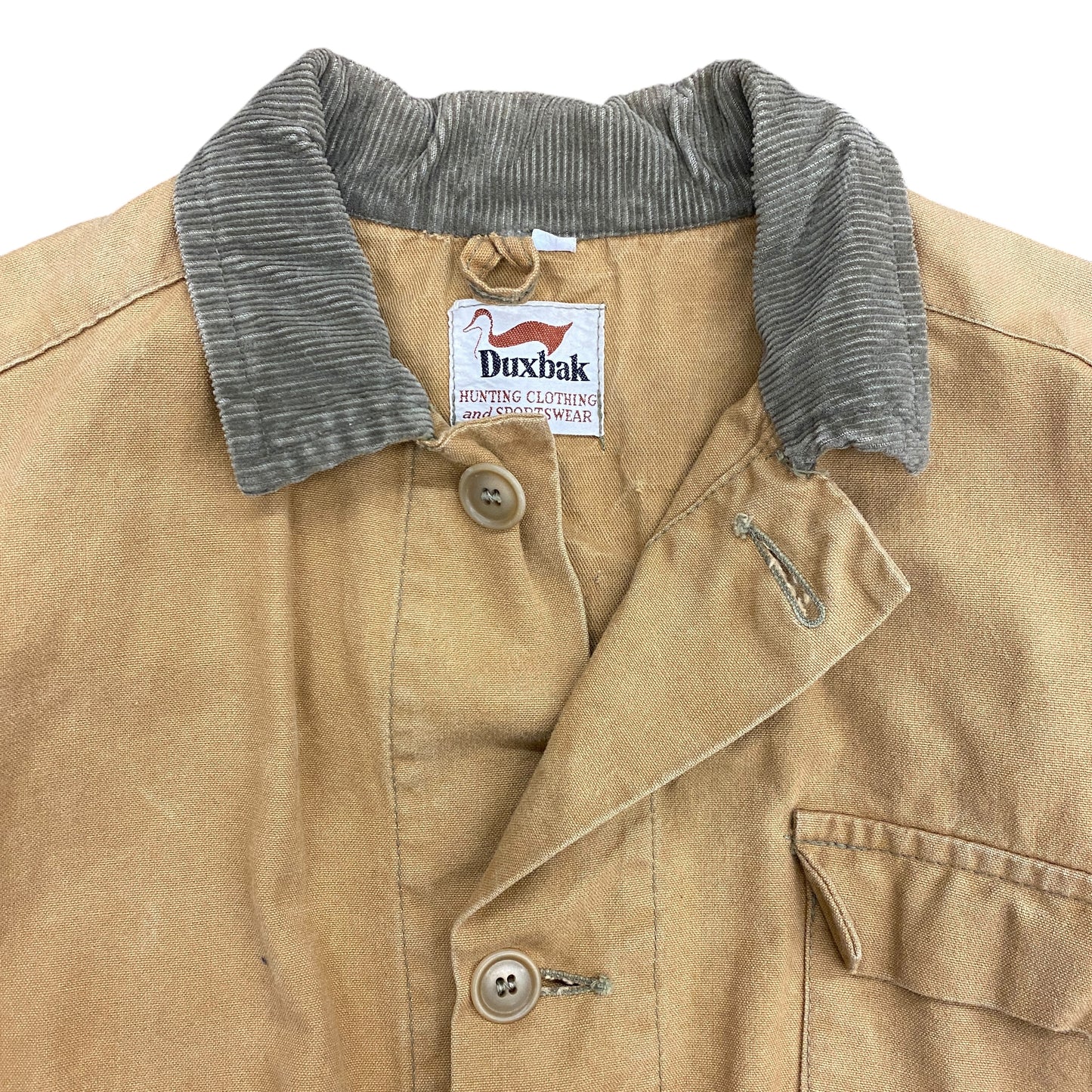 Vintage 1970s Utica Duxbak Canvas Hunting Jacket - Size S/M