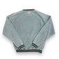 Y2K Chaps Ralph Lauren Gray Fleece Sweatshirt - Size Large