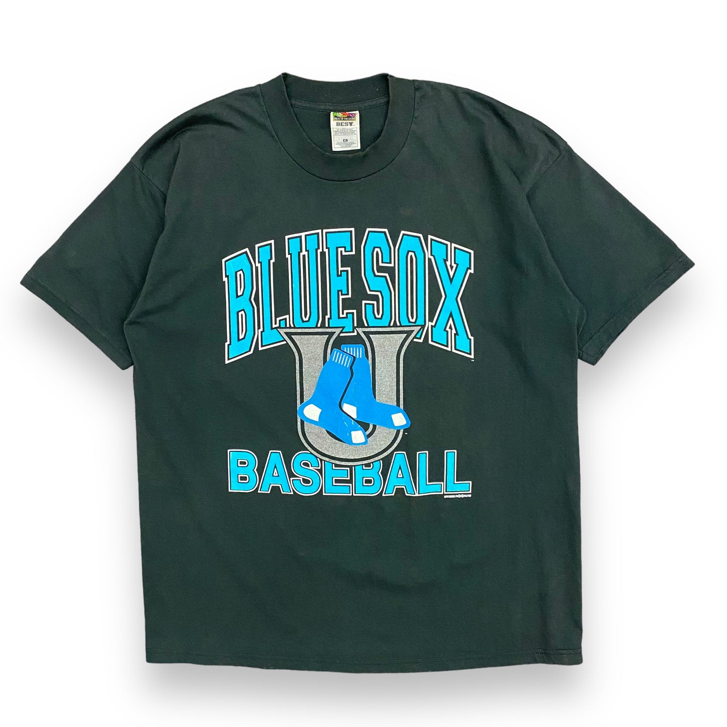 Vintage 1997 Utica Blue Sox Baseball Tee - Size XL