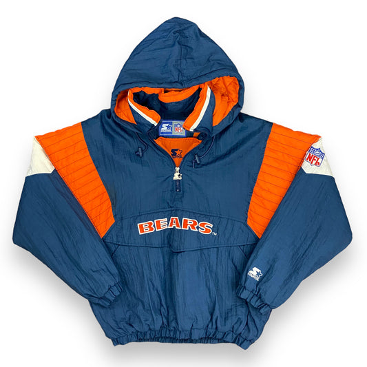 STARTER, Jackets & Coats, Vintage 9s Denver Broncos Starter Bomber Jacket  Blue Nfl Pro Line Made In Usa