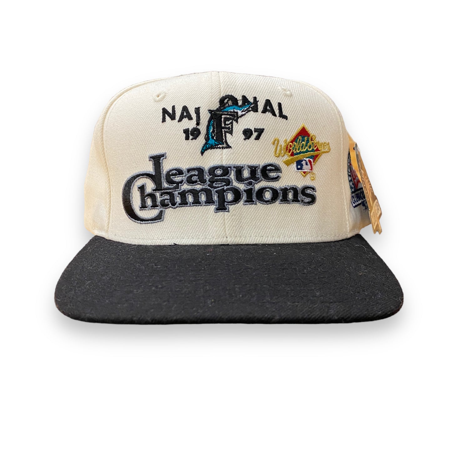 NWT Vintage 1997 Florida Marlins National League Champions Snapback Hat