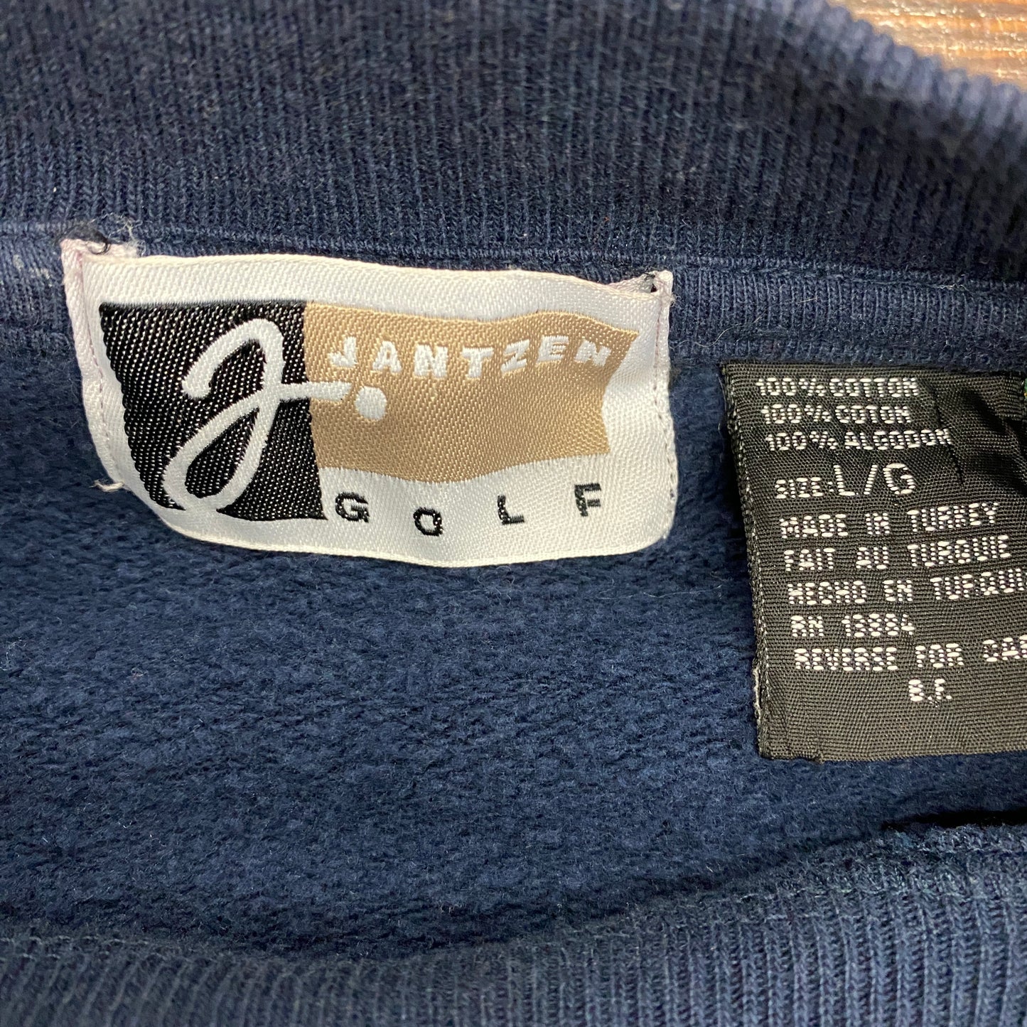 1990s Jantzen Golf Embroidered Crewneck Sweatshirt - Size Large