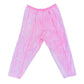 Vintage 1990s Neon Pink Stone Washed Bubble Jeans - Size L/XL