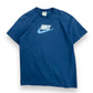 Vintage Nike Navy Blue Logo Tee - Size XL