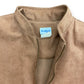 1980s Light Brown Faux Suede Jacket - Size Large