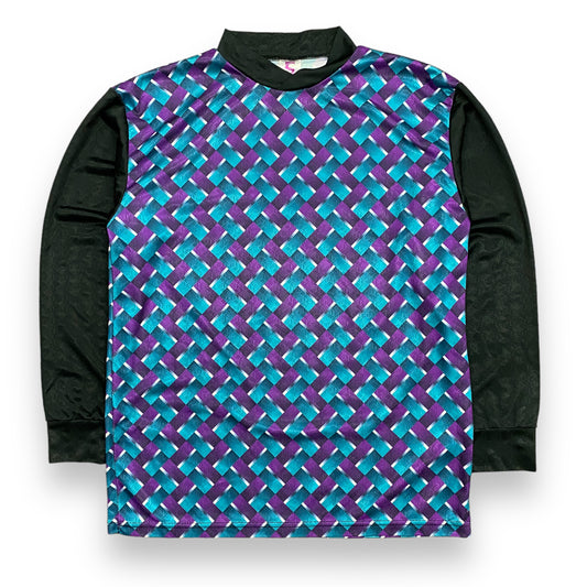 Vintage 1990s Polyester Long Sleeve Soccer Jersey - Size Medium