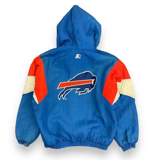 Vintage 1990s Starter Buffalo Bills Football Puffer Jacket - Size Large