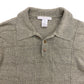 90s Geoffrey Beene Green Panel Long Sleeve Polo - Size Large