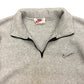 1990s Nike Bootleg Gray Quarter Zip Fleece - Size XXL