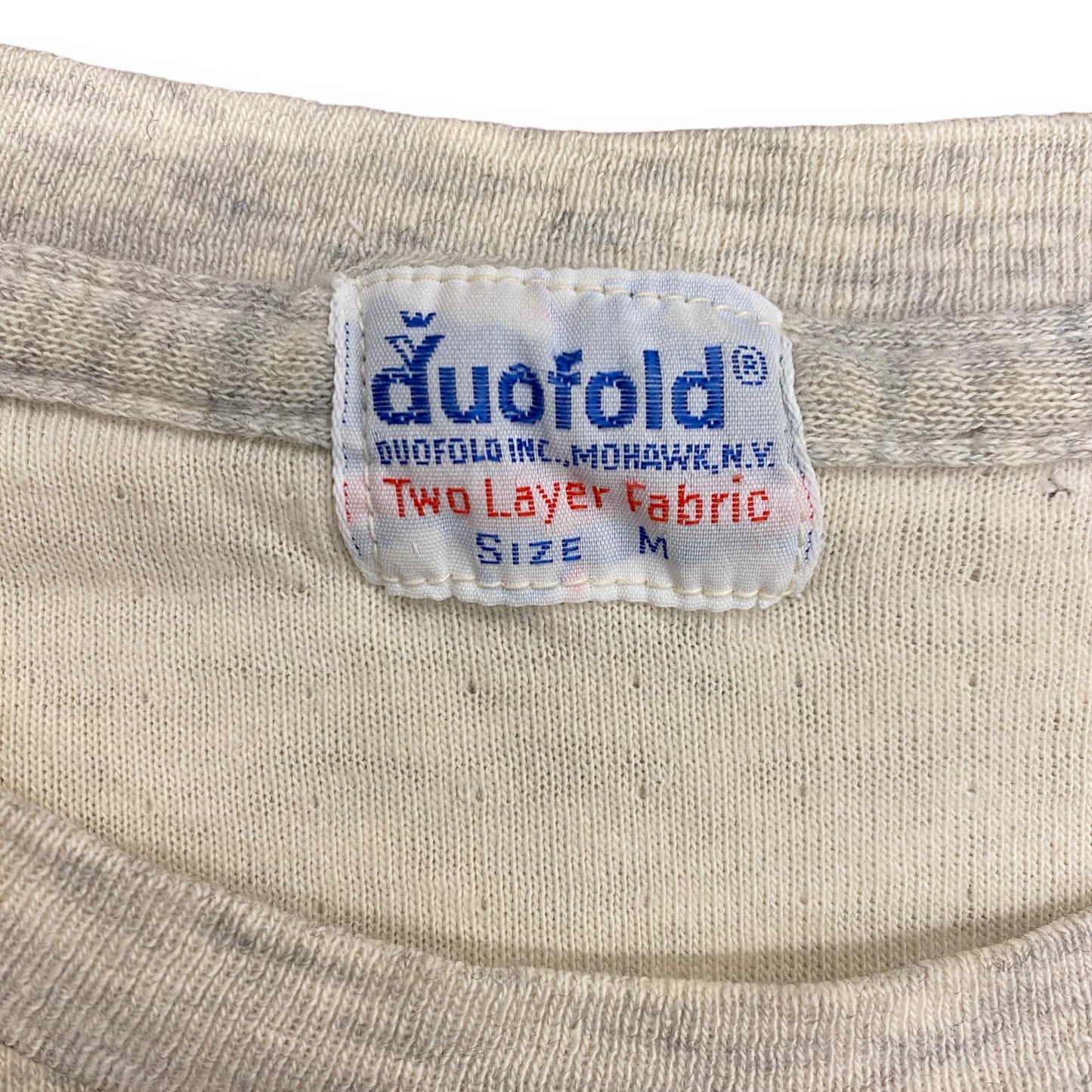 1950s Duofold Gray Thermal Shirt - Size Medium