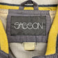 Vintage 1980s Sasson Light Gray Bomber Jacket - Size Large