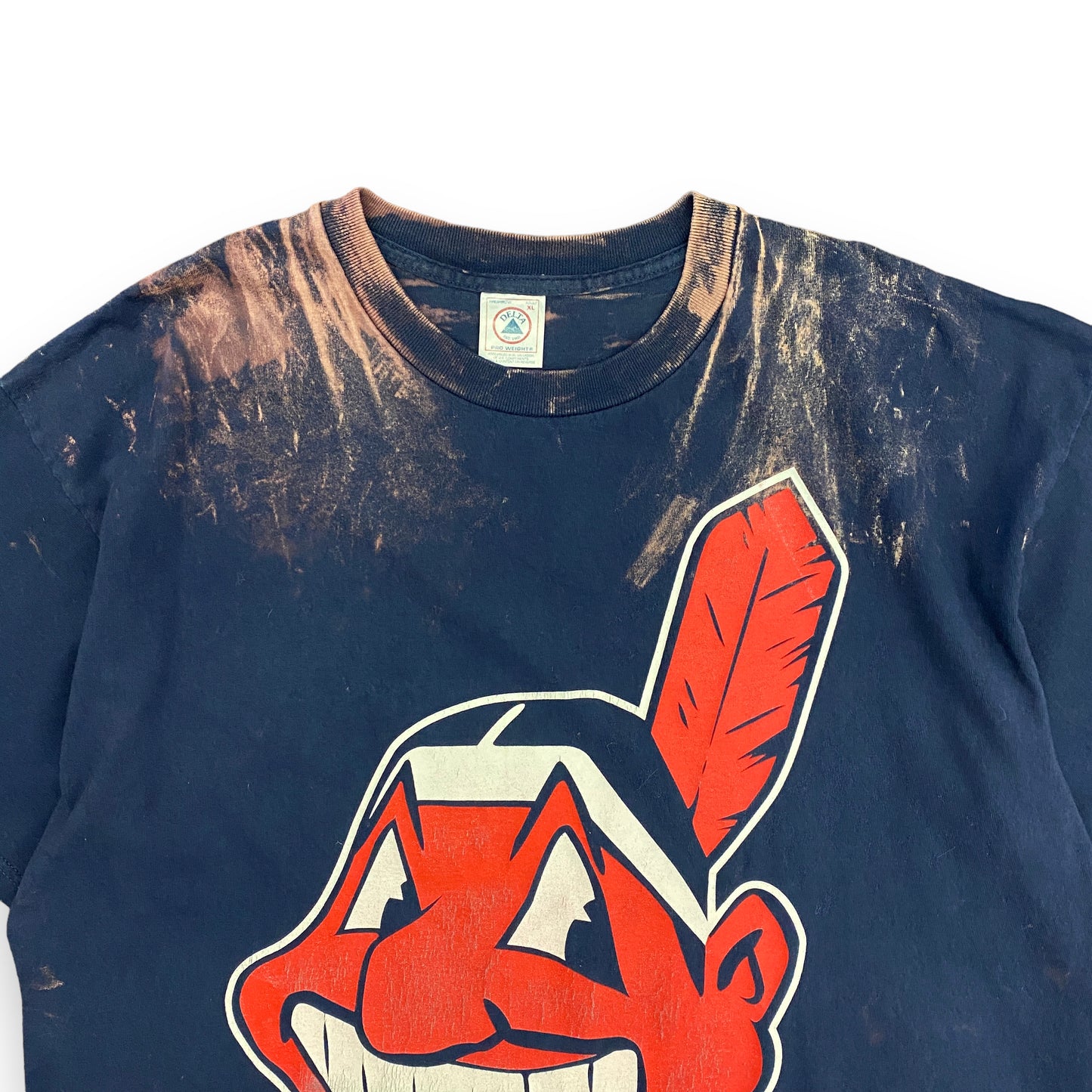 1999 Cleveland Indians Baseball Logo Tee - Size XL