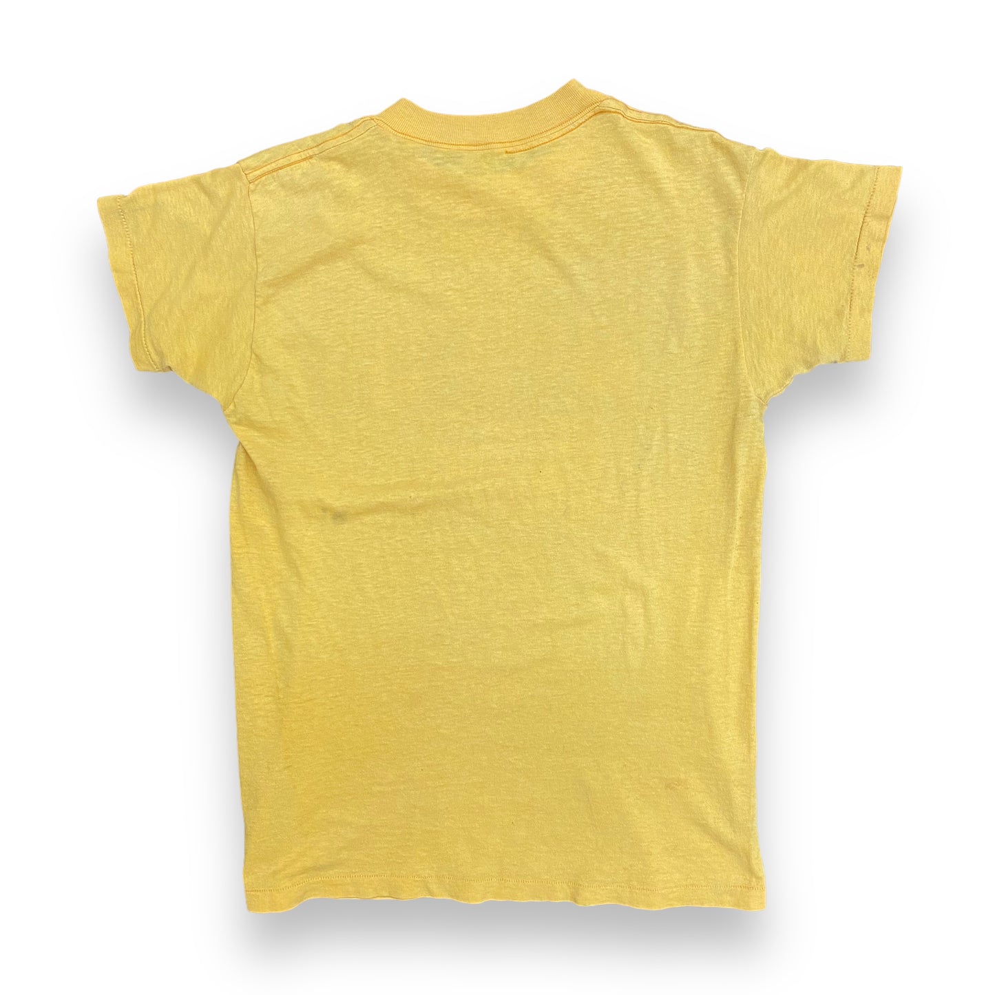 Vintage 1970s "I Love Her" Yellow Single Stitch Tee - Size Small