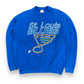 Vintage 1990s St. Louis Blues Hockey Crewneck Sweatshirt - Size XL
